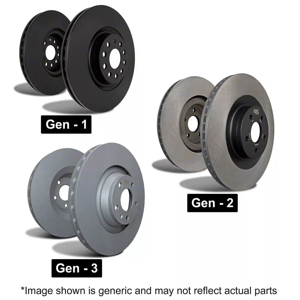 EBC Brakes RK Series Premium OE-Style Rotors; Front Pair (05-10 Mustang V6)