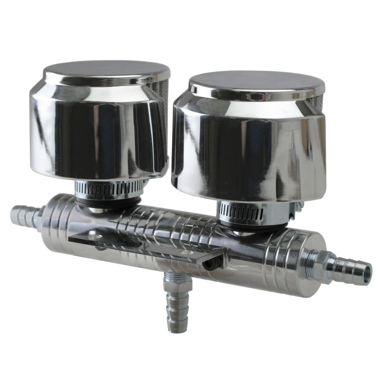 Empi 16-5153 Aluminum Crankcase Breather Tube With Shielded Filter Covers