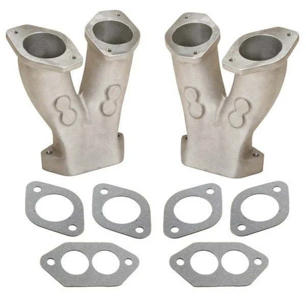 Empi 18-1061 Tall Intake Manifolds For Dual 40-44 IDF Weber Carburetors
