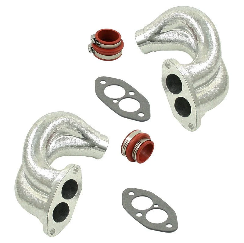 Empi 3236 Aluminum Dual Port End Castings For Single Carb Intake Manifolds