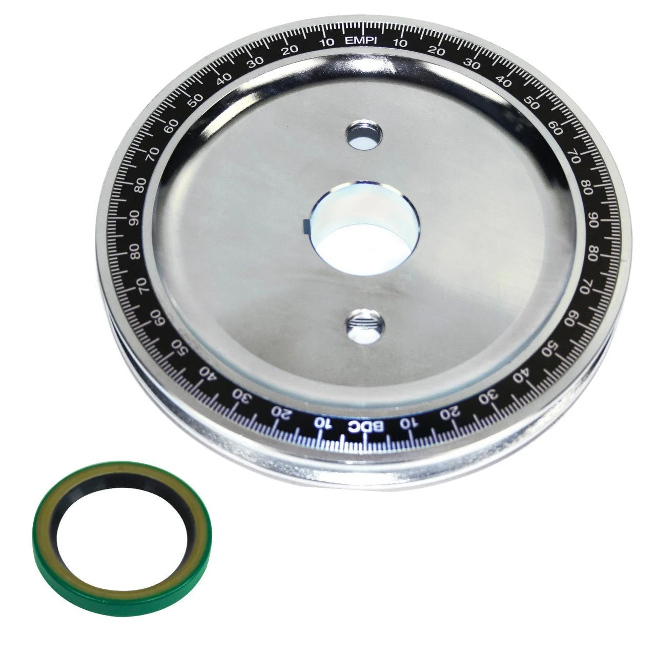 Empi 33-1091 Vw Steel Billet Crankshaft Stock Size Pulley, Machine-In Sand-Seal