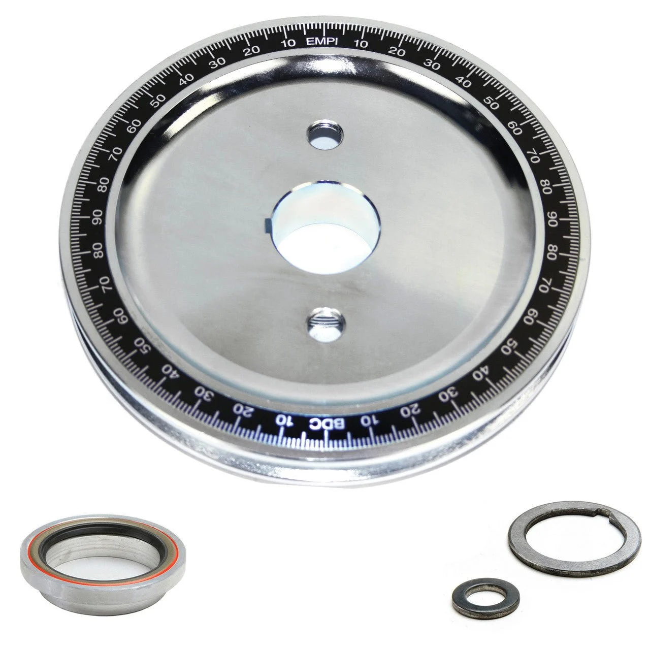 Empi 33-1092 Vw Steel Billet Crankshaft Stock Size Pulley, Bolt-In Sand-Seal