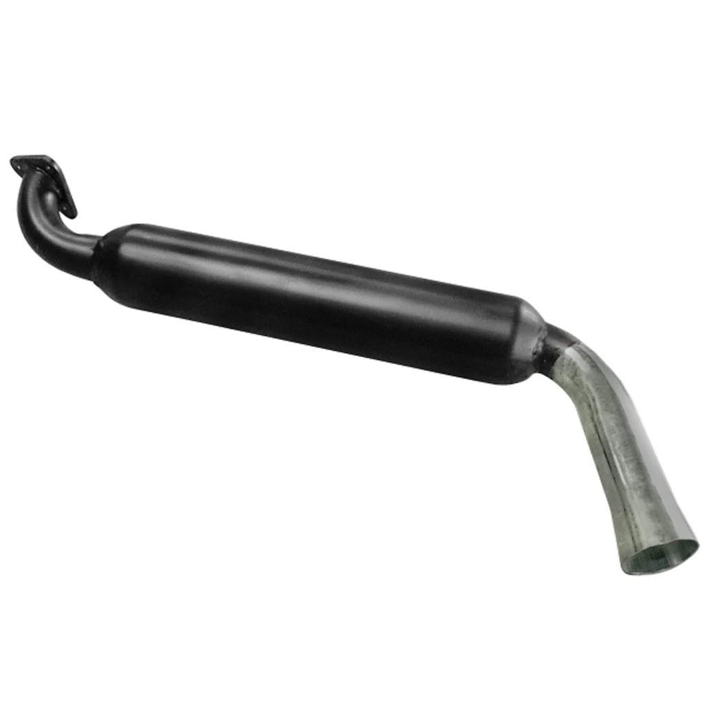 Empi 3663 Black Single Glass Pack Only For Empi 3682 Header, Vw Bug/Ghia