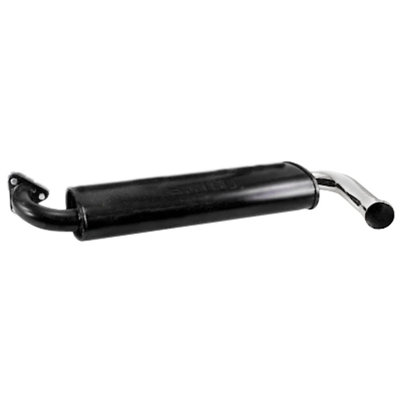 Empi 3668 Black Single Muffler Only For Empi 3661-7 Header Vw Squareback