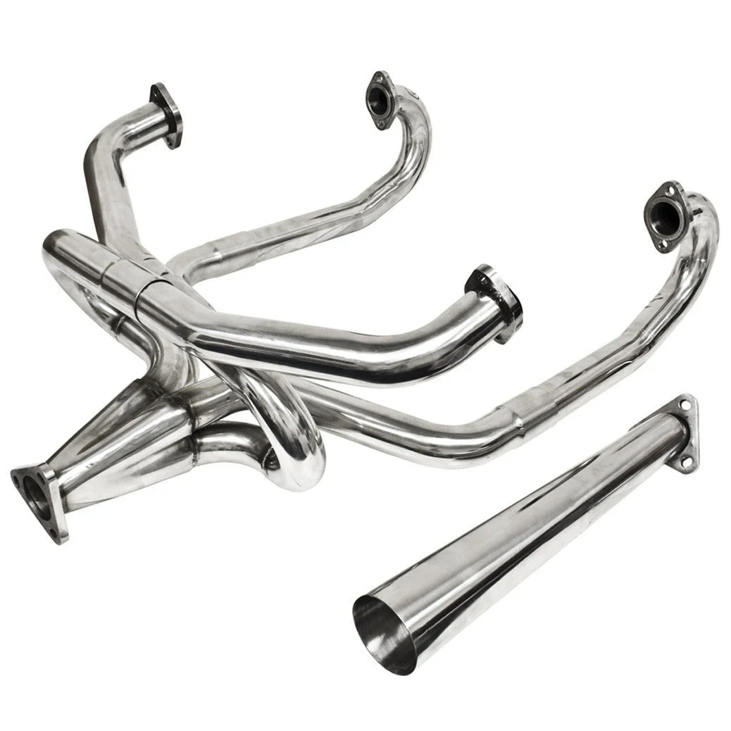 Empi 3760 Stainless Steel 1-5/8" Merged Racing Exhaust With Stinger,Vw Bug Sedan