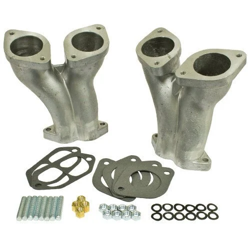 Empi 45-1027 AS-CAST Stage 3 Match Ported Off-Set Manifolds Dual Weber IDF-HPMX-Dellorto