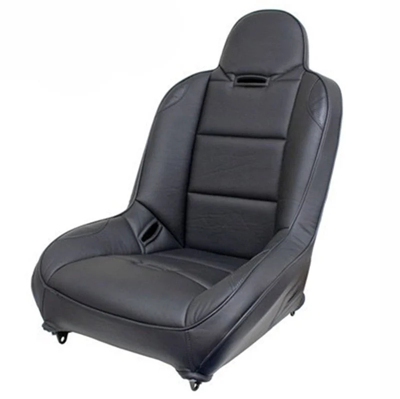 Empi 62-2777 Race Trim Suspension Hi-Back Seat-Black Vinyl/Carbon Vinyl