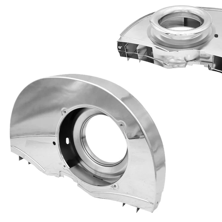 Empi 8831 Vw Bug Super Fan Shroud Early 36 HP Style, W/O Heat, Chrome