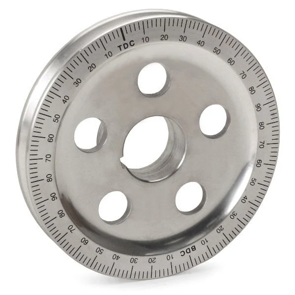 Empi 9115 Vw Aluminum Crankshaft Power Size Pulley W/Holes & Black Timing Marks