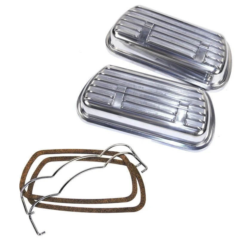 Empi 9138 Aluminum Clip On Valve Cover Kit - Vw Engine 1600cc-2275cc Pair