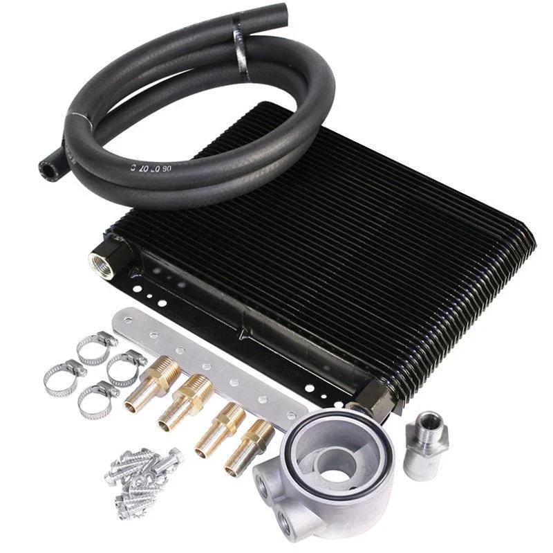 Empi 9217 Mesa Tru Cool 72 Plate Oil Cooler Kit With Sandwich Adapter