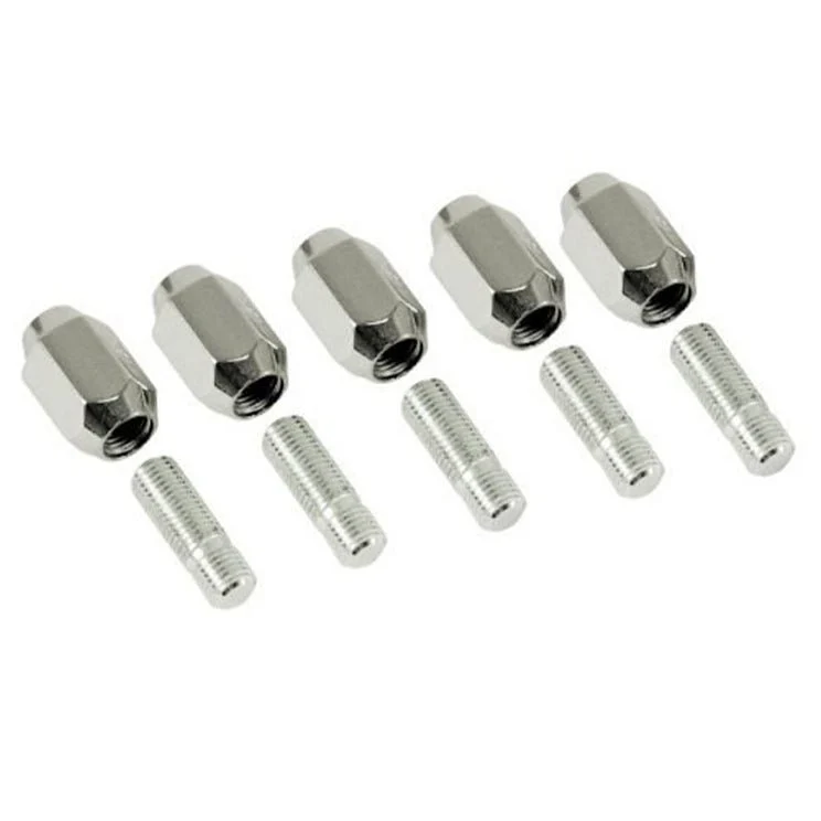 Empi 9533 Chrome Nut, Stud Kit, M12-1.5, 60 Degree (Steel Wheels) Set Of 5