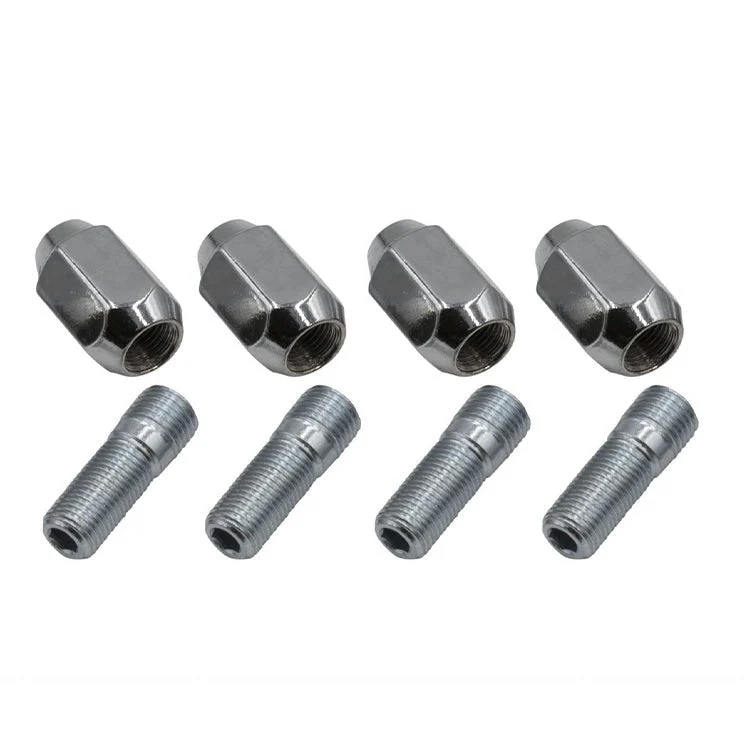Empi 9534 Chrome Nut, Stud Kit, M14-1.5, 60 Degree (Steel Wheels) Set Of 4