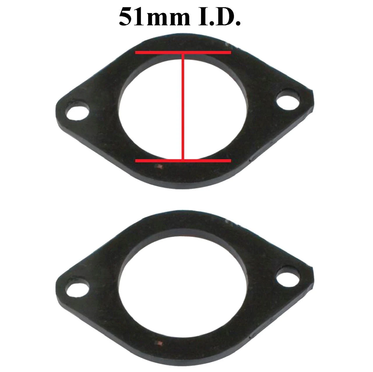 Empi B1-5621-6 Urethane Carb Isolators Weber IDA / Empi EPC Carbs, Pair