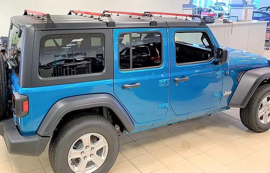 Exposed Racks  4pc Hardtop Tent Roof Rack for 18-20 Jeep Wrangler JL & Gladiator JT