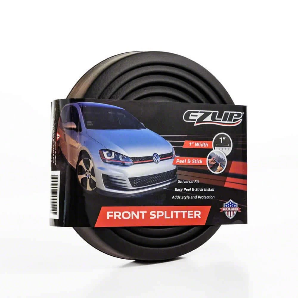 EZ Lip Front Splitter; Black (Universal; Some Adaptation May Be Required)
