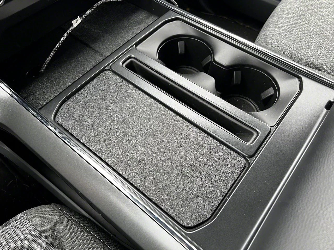 Haven 3D Center Console Cup and Phone Holder Adapter Lid/Cover (21-26 F-150 w/ Column Shifter & Flow-Through Center Console)