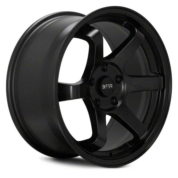 F106 Satin Black Wheel; 18x9.5; 38mm Offset (05-09 Mustang GT, V6)