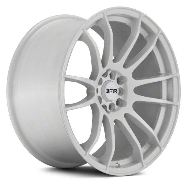 F107 Matte White Wheel; 18x8.5; 33mm Offset (05-09 Mustang GT, V6)