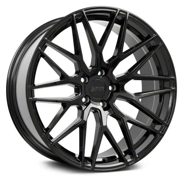 F103 Gloss Black Wheel; Rear Only; 19x10; 38mm Offset (10-14 Mustang GT w/o Performance Pack, V6)