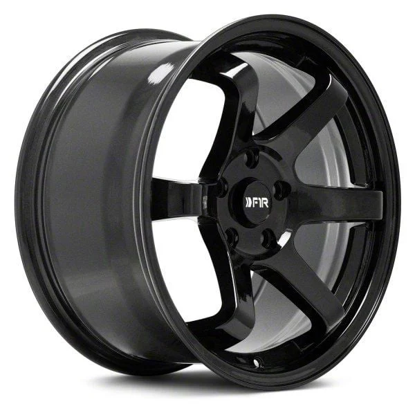 F106 Gloss Black Wheel; 18x9.5; 22mm Offset (10-14 Mustang GT w/o Performance Pack, V6)