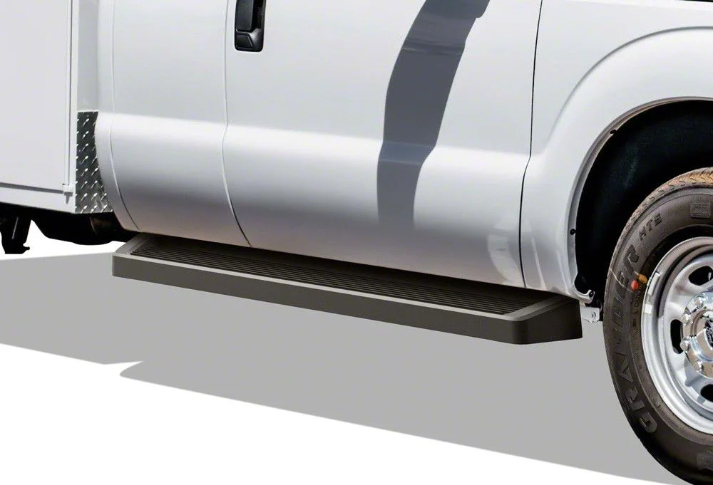 6-Inch iRunning Boards; Black (11-16 F-350 Super Duty SuperCab)