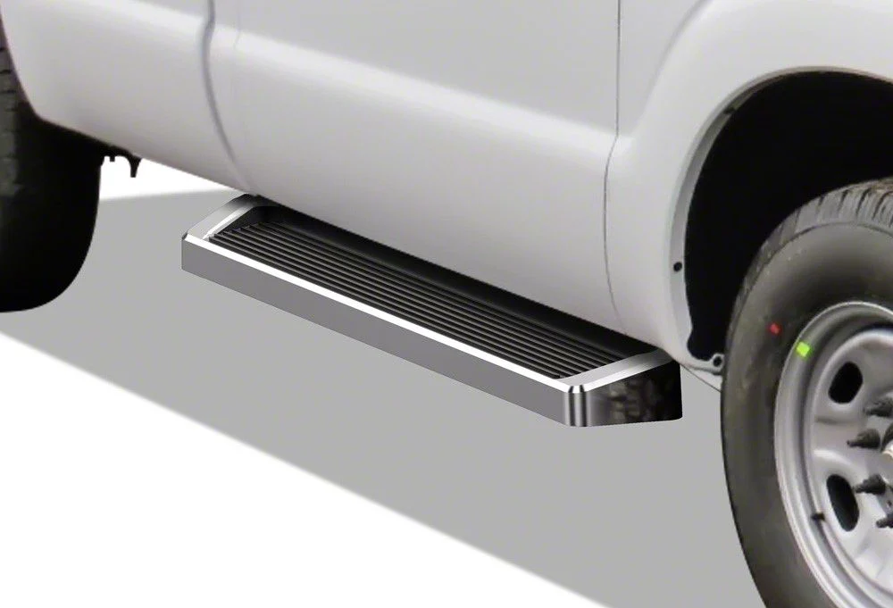 6-Inch iRunning Boards; Polished (11-16 F-350 Super Duty Regular Cab)