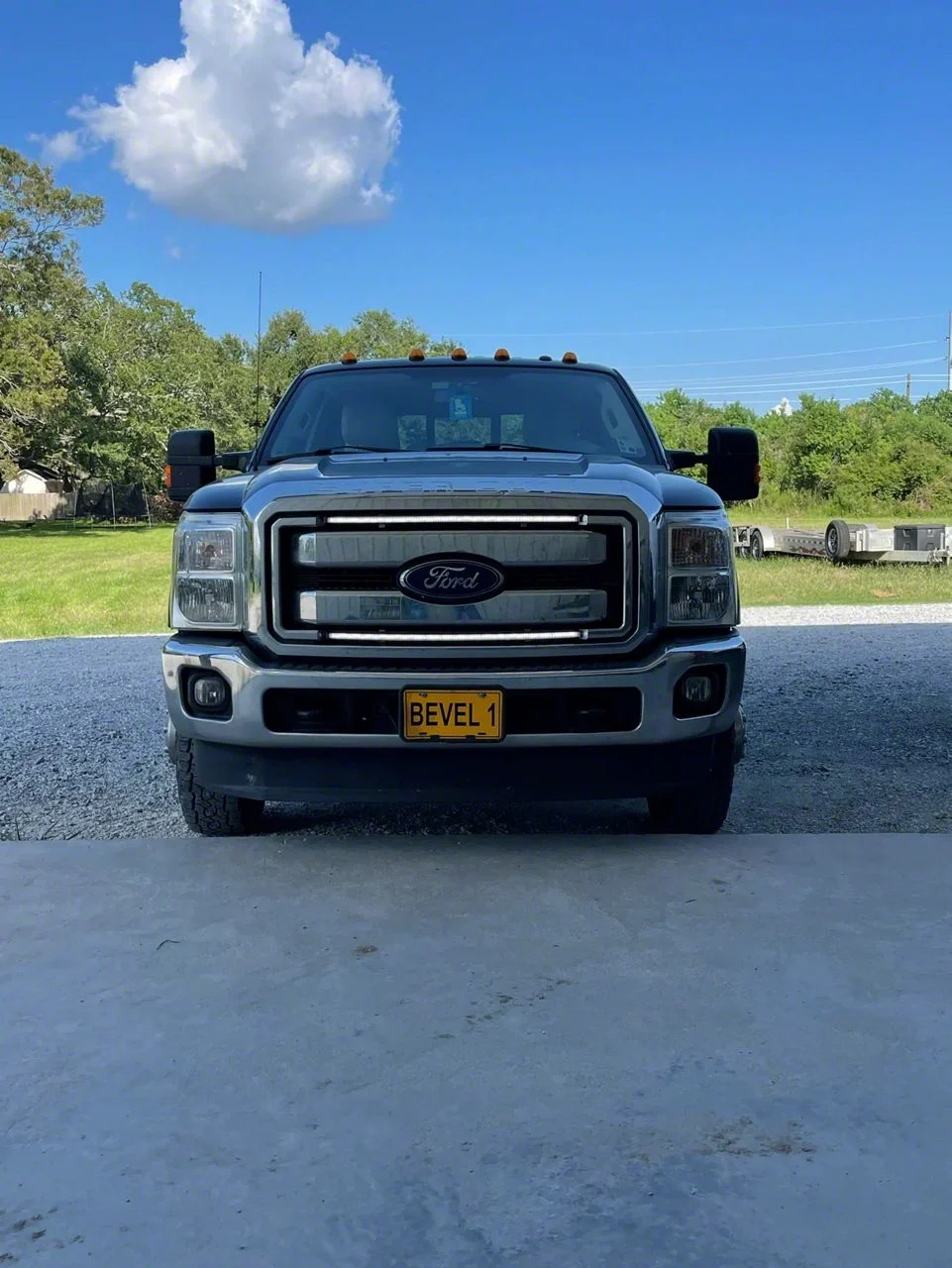 Grille LED Accent Lights; White (20-22 F-350 Super Duty Lariat)