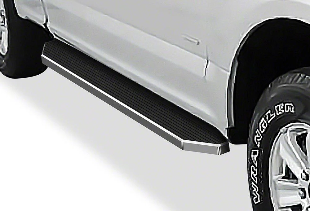 H-Style Running Boards; Polished (17-26 F-350 Super Duty SuperCab)