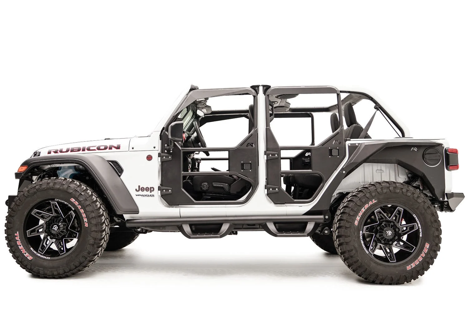 Fab Fours  Full Tube Doors for 18-21 Jeep Wrangler JL & Gladiator JT