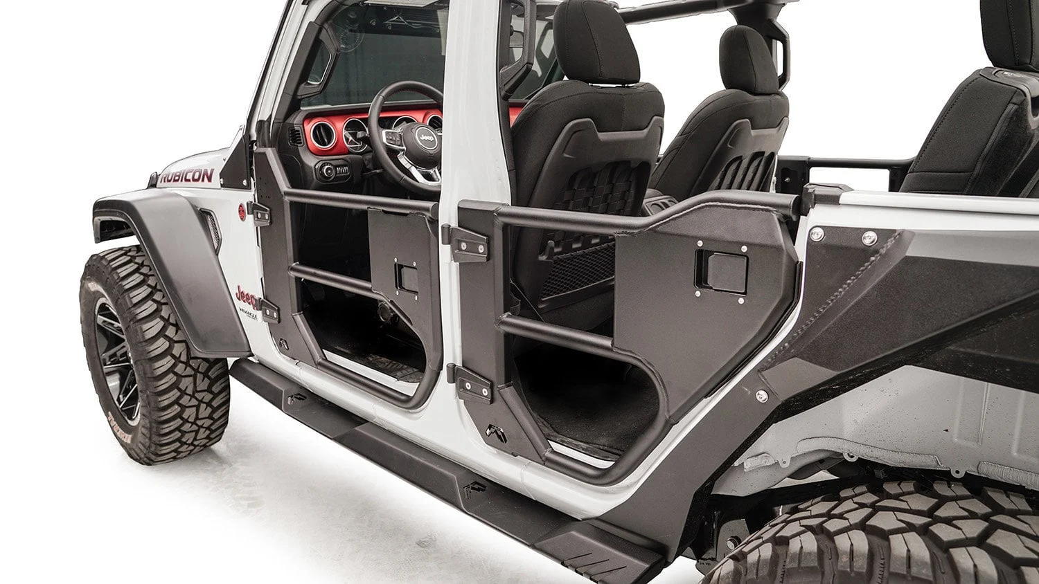 Fab Fours  Half Tube Doors for 18-21 Jeep Wrangler JL & Gladiator JT