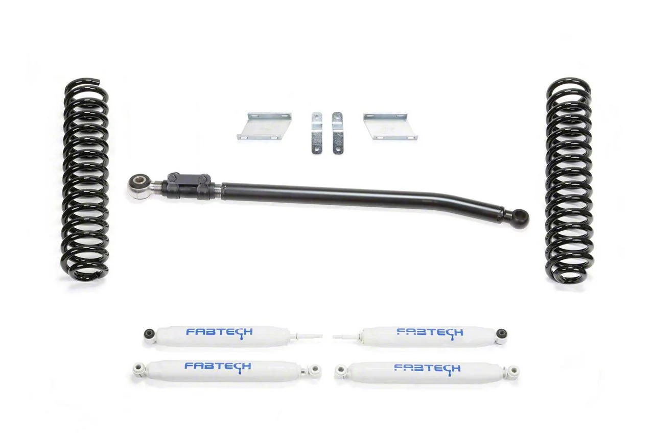 Fabtech 2.50-Inch Basic Suspension Lift Kit with Performance Shocks (11-16 4WD 6.7L Powerstroke F-250 Super Duty)