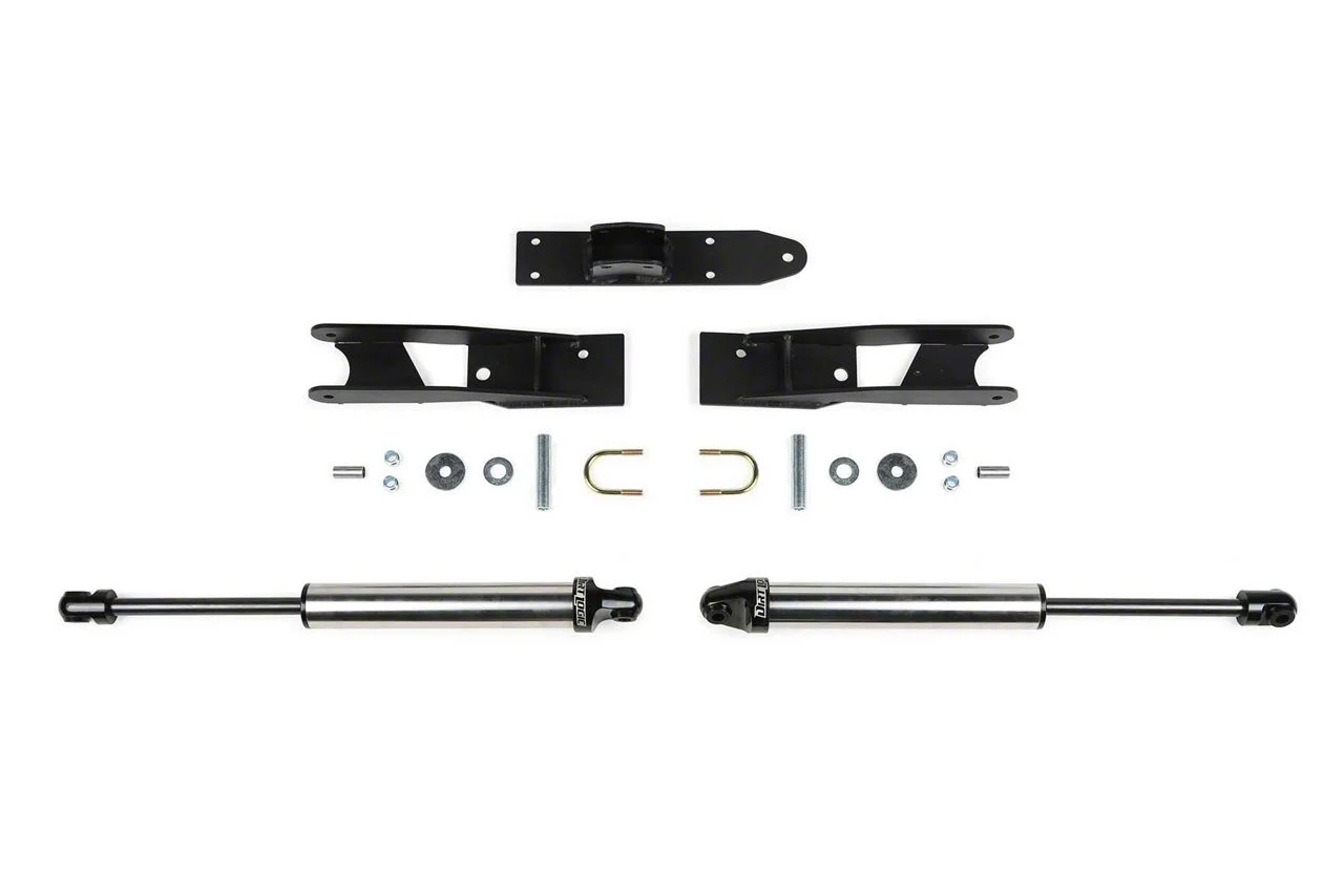 Fabtech Dual Dirt Logic Steering Stabilizer (20-26 4WD Sierra 3500 HD)