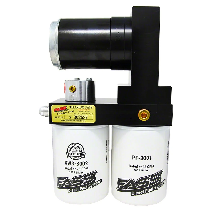 FASS Titanium Signature Series Diesel Fuel Lift Pump; 100GPH (15-16 6.6L Duramax Sierra 3500 HD)