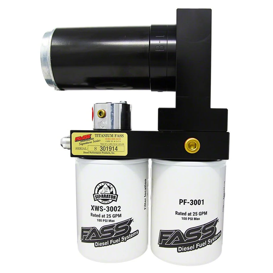 FASS Titanium Signature Series Diesel Fuel Lift Pump; 140GPH (17-19 6.6L Duramax Sierra 3500 HD)