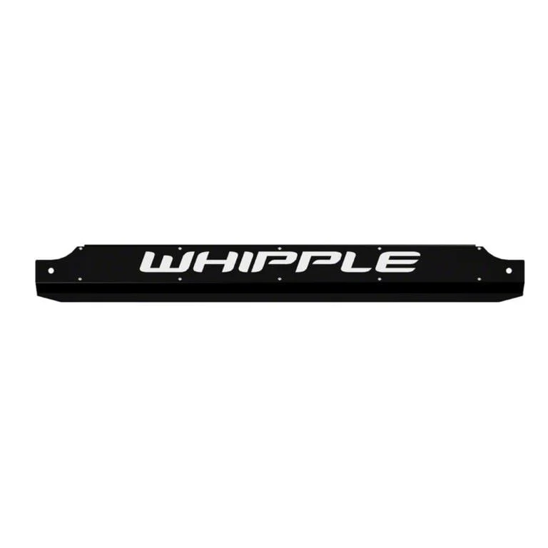 Fathouse Performance Radiator Plate with Whipple Lettering; Black (15-17 Mustang; 18-22 Mustang GT350, GT500)