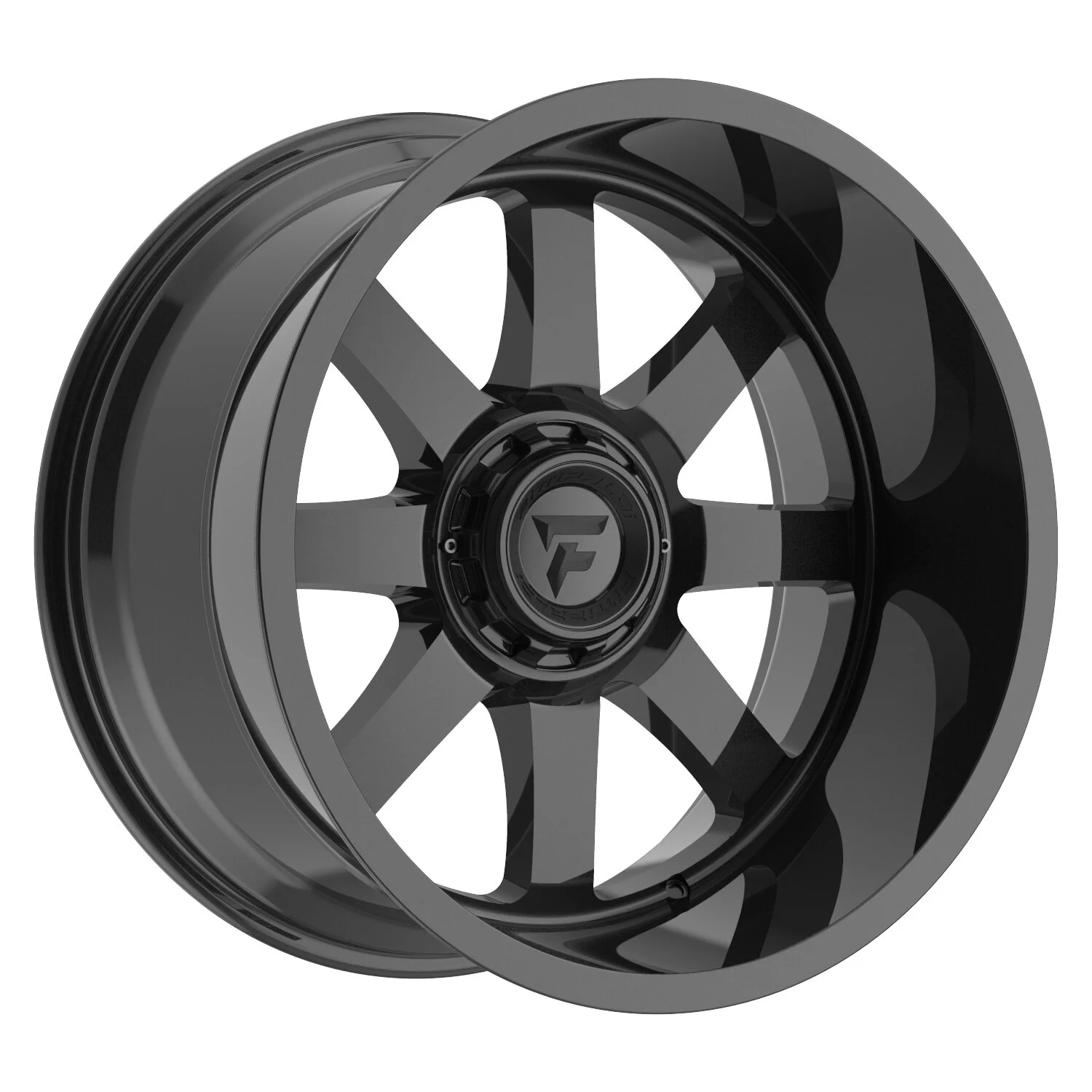 Fittipaldi Off Road Wheels  Alpha Series FA16 Alloy Wheels for 07-24 Jeep Wrangler JK, JL & Gladiator JT in 18x9 with 5.50in Backspace in Black Milled for 07-26 Jeep Wrangler JK, JL & Gladiator JT