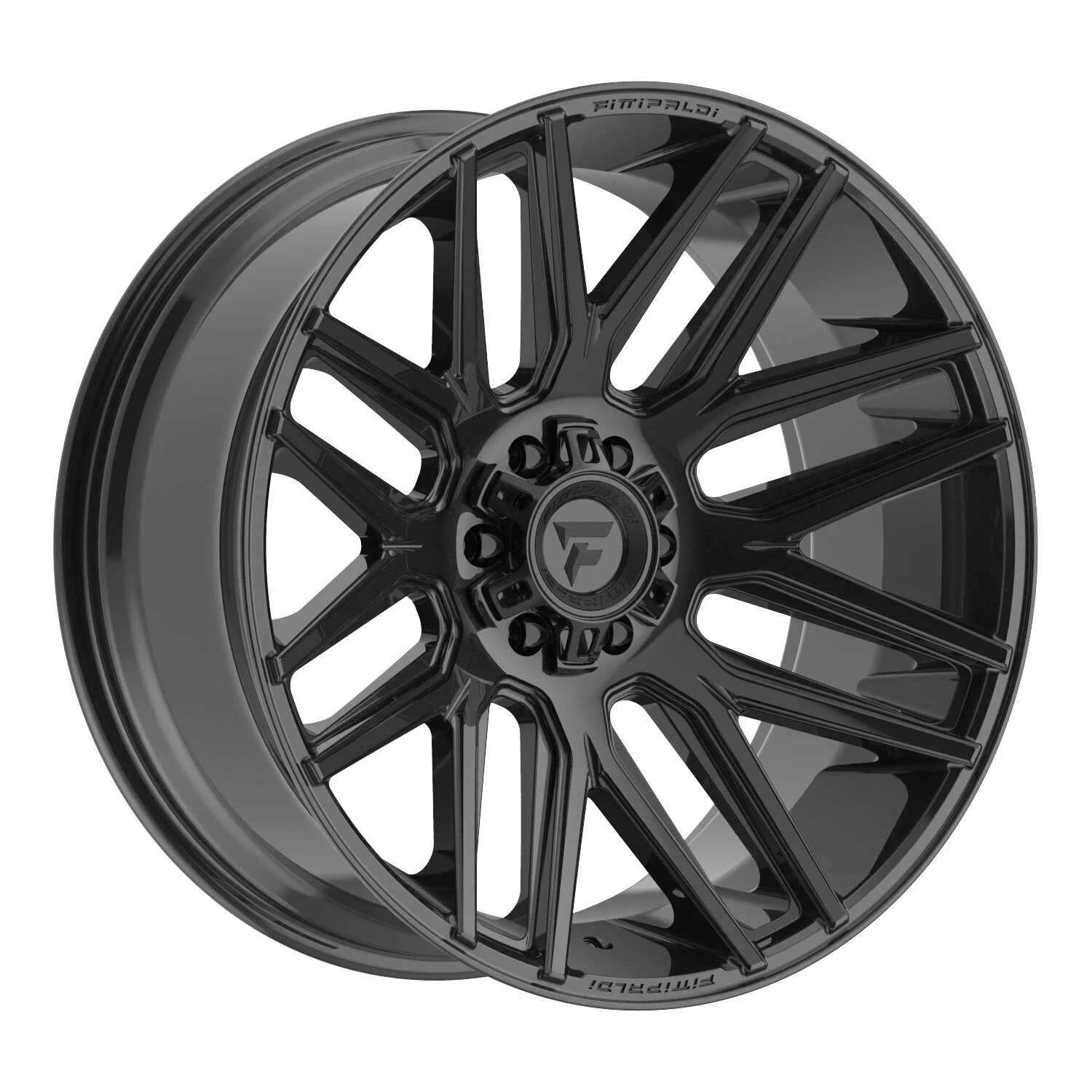 Fittipaldi Off Road Wheels  Alpha Series FA14 Alloy Wheel for 07-24 Jeep Wrangler JK, JL & Gladiator JT in 20x9 with 5.00in Backspace in Gloss Black for 07-26 Jeep Wrangler JK, JL & Gladiator JT
