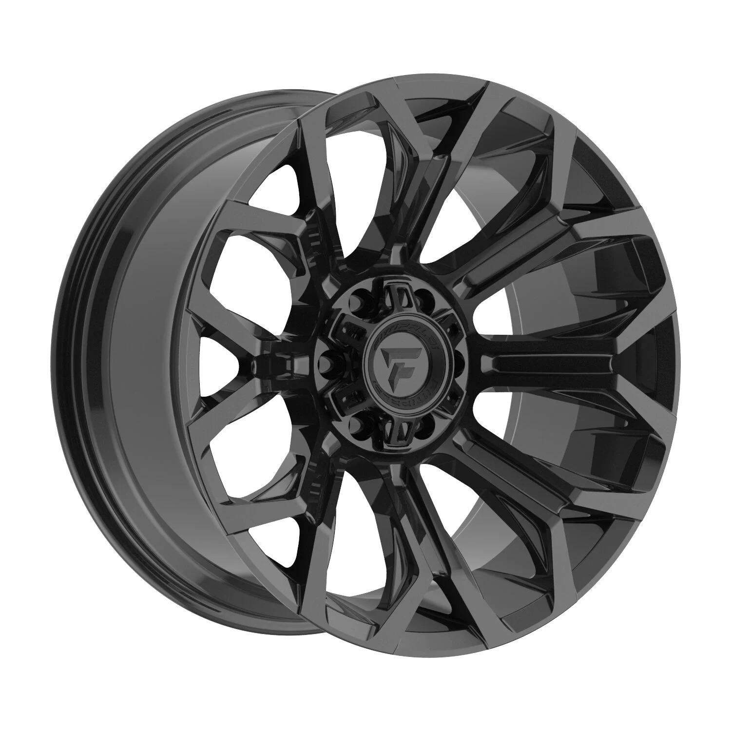 Fittipaldi Off Road Wheels  Alpha Series FA21 Alloy Wheel -for  Jeep Wrangler JK, JL & Gladiator JT  20xp with 5.0in Backspace in Mirror Coat for 07-26 Jeep Wrangler JK, JL & Gladiator JT