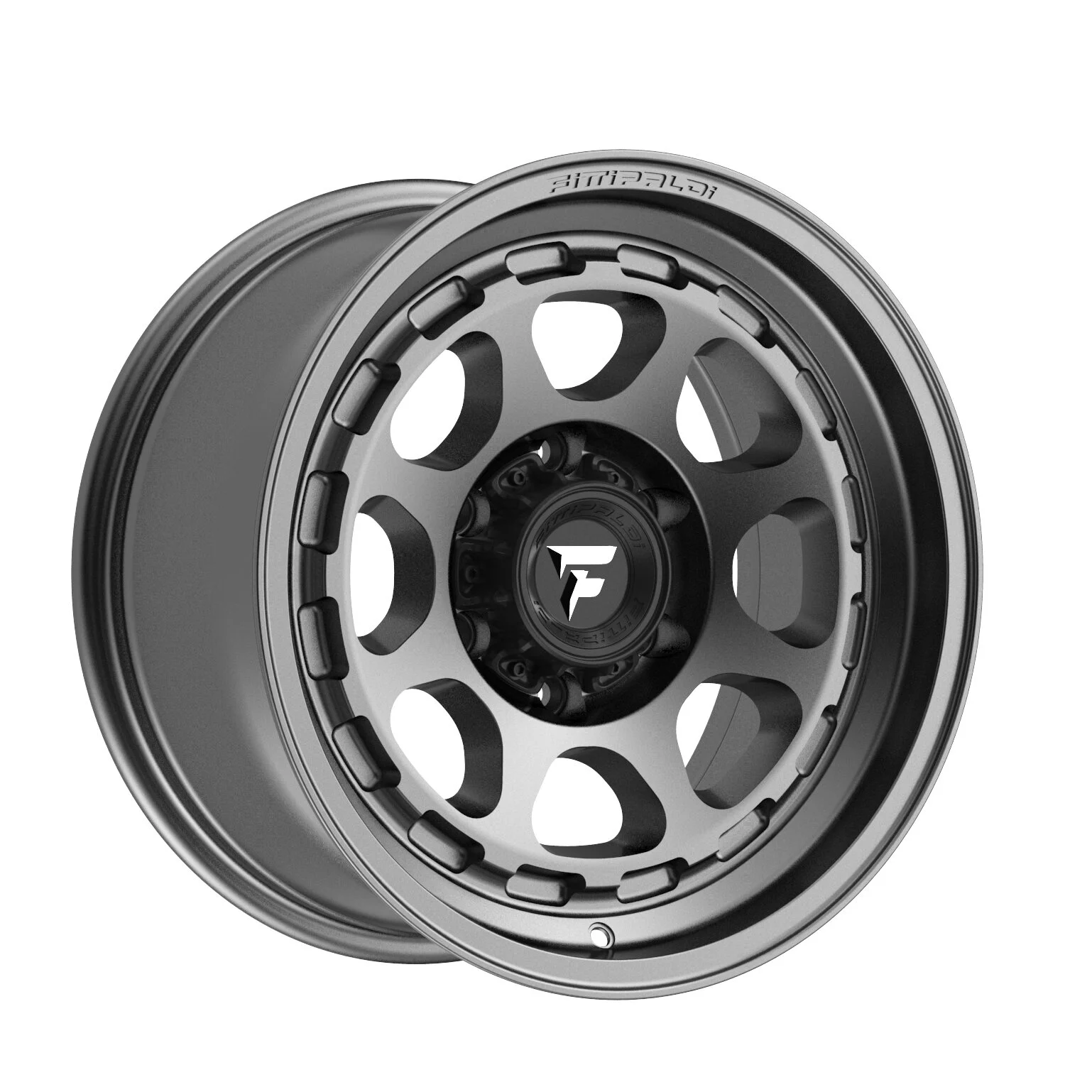 Fittipaldi Off Road Wheels  Terra Series FT103 Alloy Wheel for 07-24 Jeep Wrangler JK, JL & Gladiator JT in 17x8.5 with 4.80in Backspace in Satin Anthracite for 07-26 Jeep Wrangler JK, JL & Gladiator JT