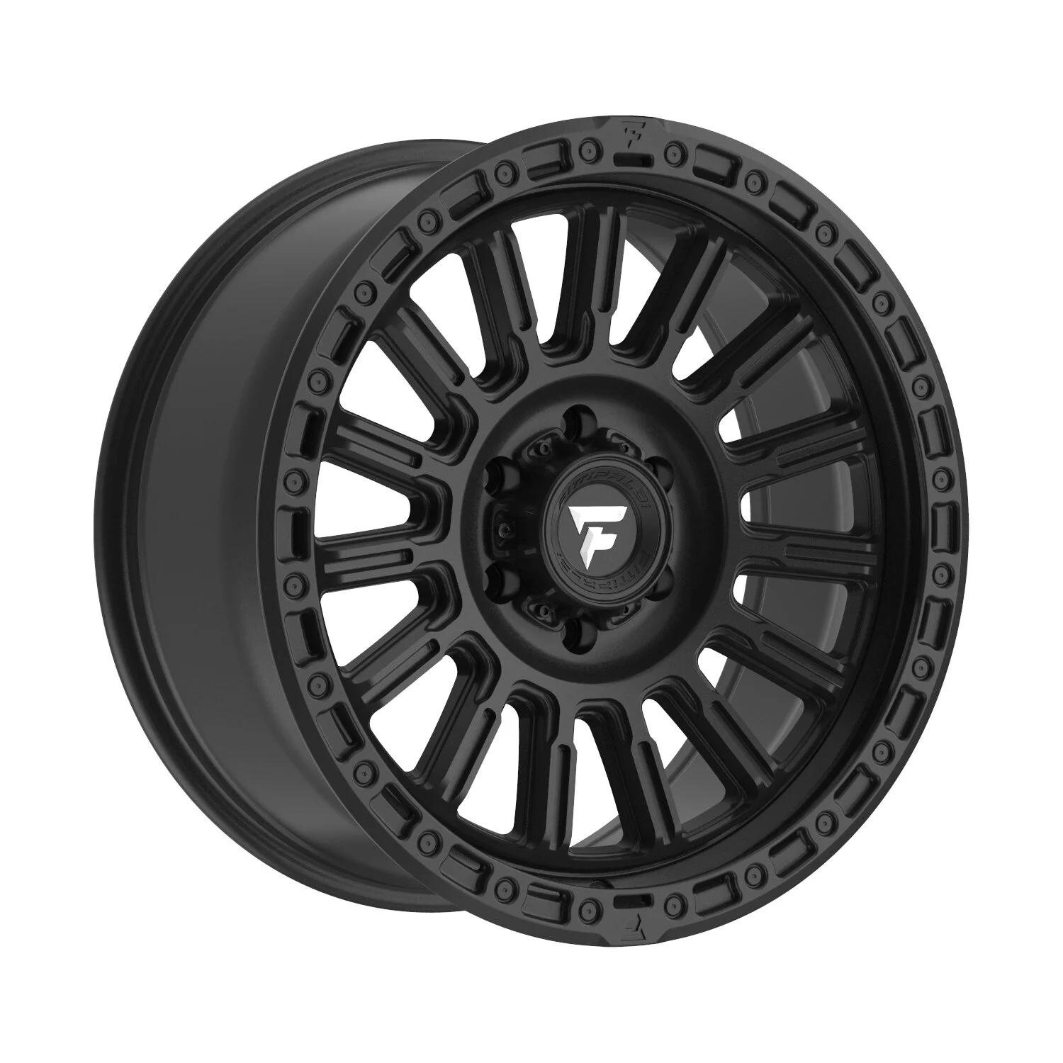Fittipaldi Off Road Wheels  Terra Series FT106 Alloy Wheel for 07-24 Jeep Wrangler JK, JL & Gladiator JT in 17x9 with 4.50in Backspace in Satin Black for 07-26 Jeep Wrangler JK, JL & Gladiator JT