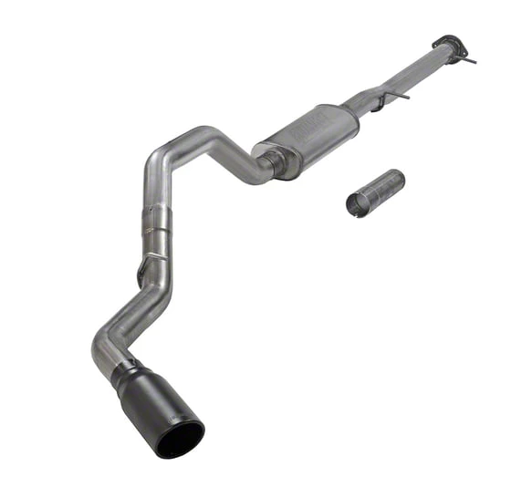 Flowmaster FlowFX Single Exhaust System with Black Tip; Side Exit (11-19 6.0L Silverado 2500 HD)
