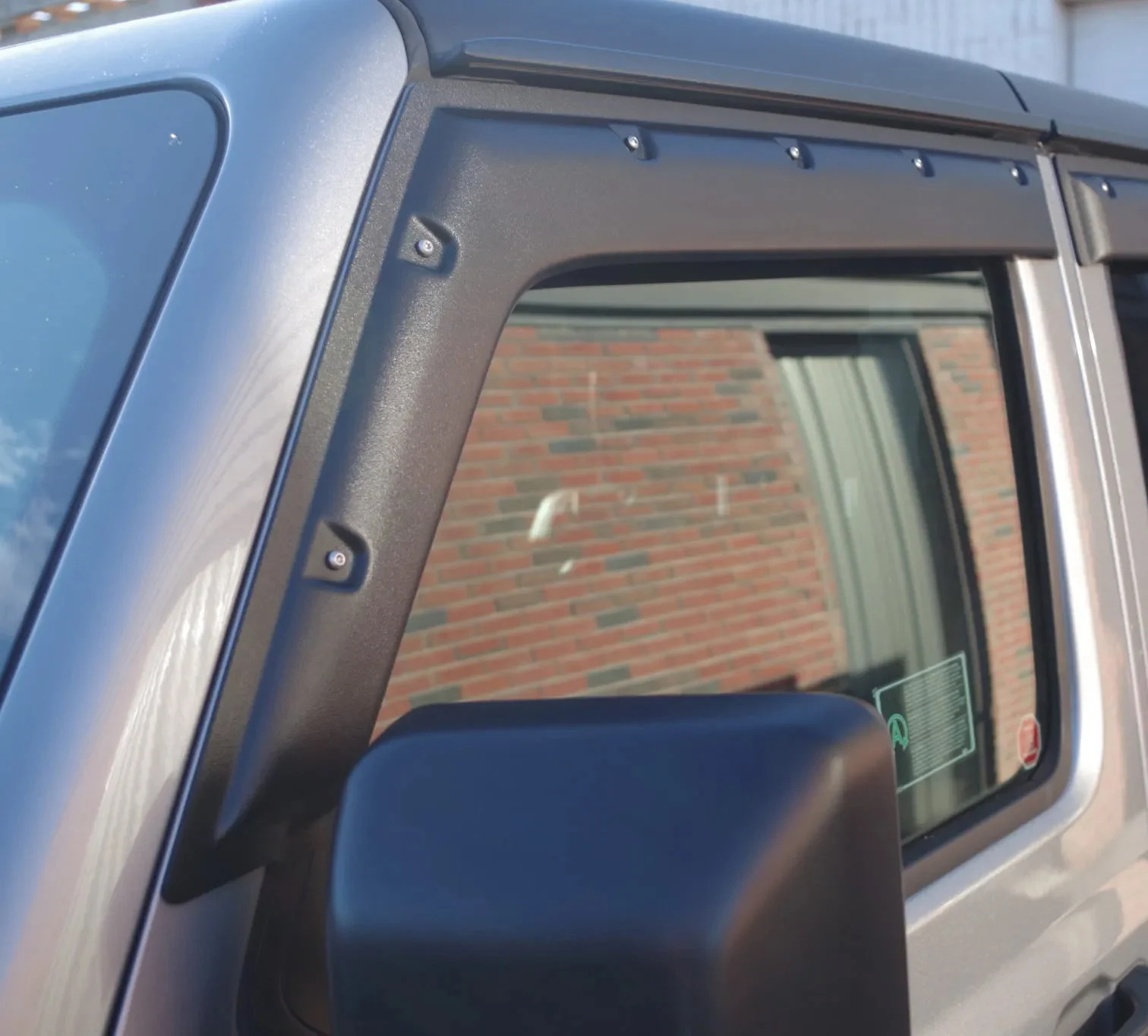 Focus Auto Design Inc. TV7W18-2 Tough Visors for 18-22 Jeep Wrangler JL & Gladiator JT