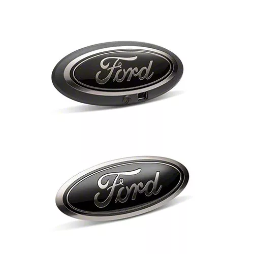 Ford Performance Grille and Tailgate Emblems; Black (18-20 F-150 w/ Forward Facing Camera)