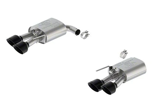 Ford Performance Extreme Active Axle-Back Exhaust with Black Chrome Tips and Dark Horse Rear Valance (24-26 Mustang GT w/ Active Exhaust)