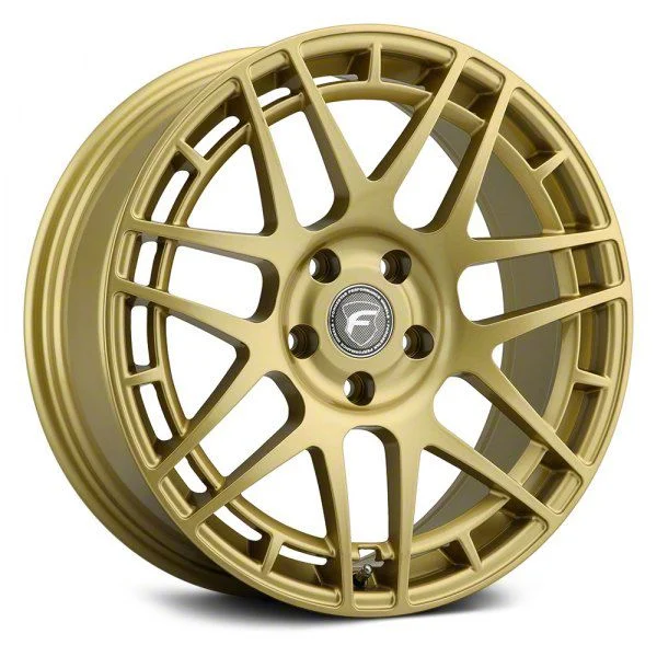 Forgestar F14C Semi Concave Gloss Gold Wheel; 18x9.5; 35mm Offset (10-14 Mustang GT w/o Performance Pack, V6)