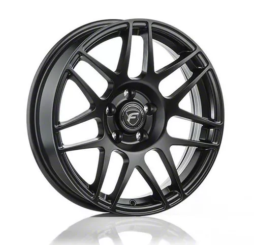 Forgestar F14 Drag Satin Black Wheel; Front Only; 18x5; -23mm Offset (15-23 Mustang GT, EcoBoost, V6)