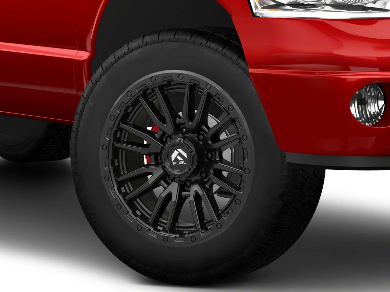 Fuel Wheels Rebel Matte Black 8-Lug Wheel; 20x9; 1mm Offset (03-09 RAM 3500 SRW)