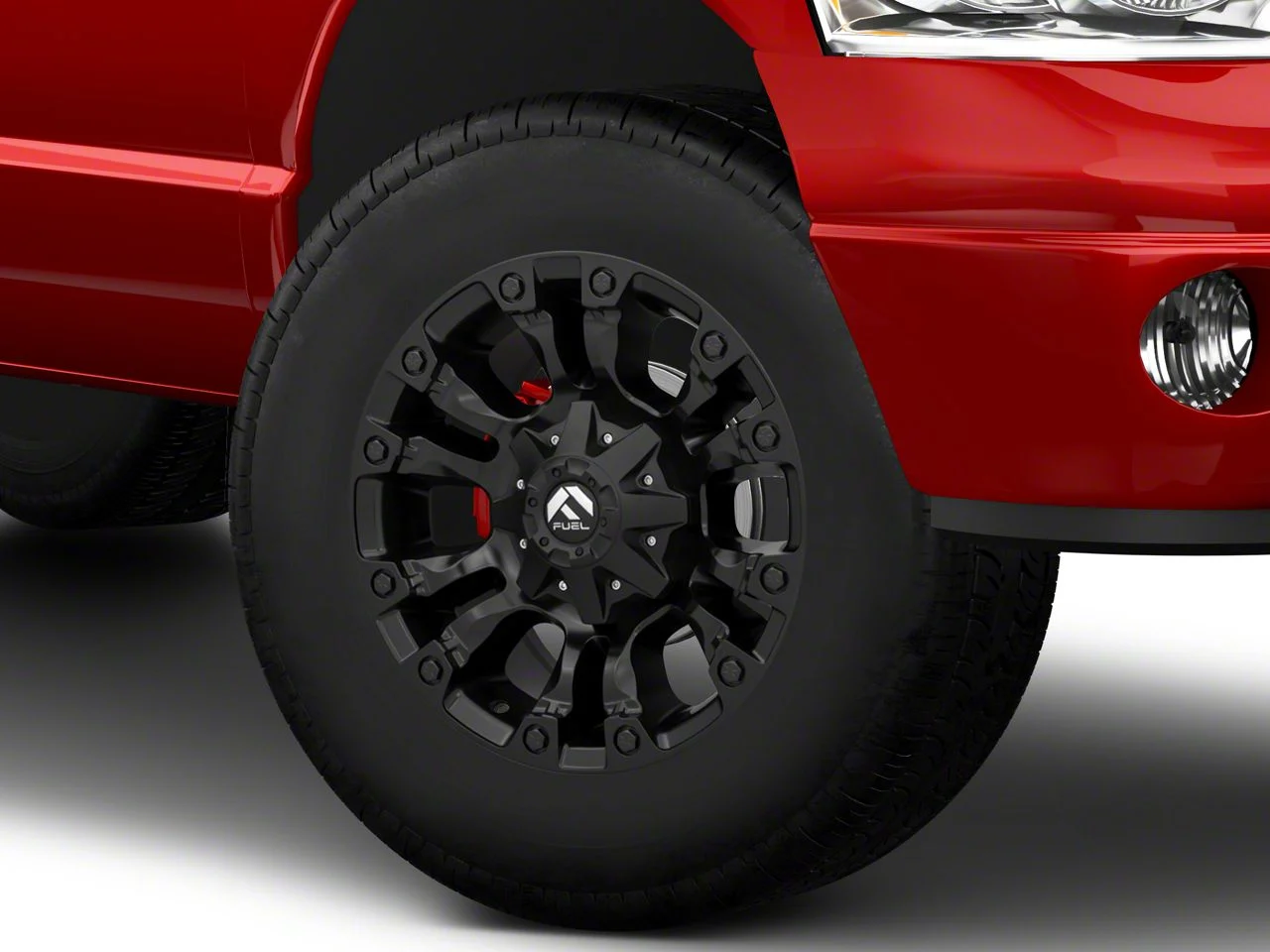 Fuel Wheels Vapor Matte Black 8-Lug Wheel; 18x9; 1mm Offset (03-09 RAM 3500 SRW)