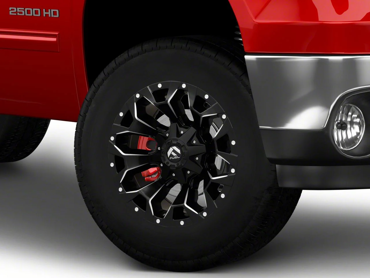 Fuel Wheels Assault Matte Black Milled 8-Lug Wheel; 18x9; 20mm Offset (11-14 Sierra 3500 HD SRW)